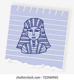 pharaoh doodle
