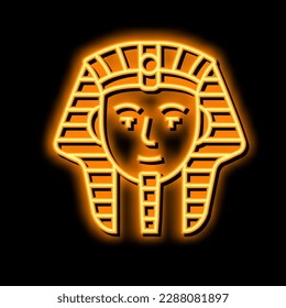 vector del signo de la luz del neón pharaoh egypt. ilustración de pharaoh egypt