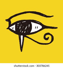 pharaoh eye doodle