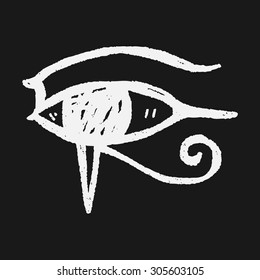 pharaoh eye doodle