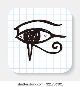 pharaoh eye doodle