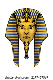 Pharaoh Head of Egyptian Mythology