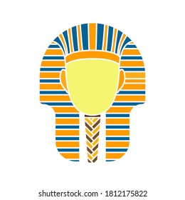 pharaoh icon. Egyptian pharaohs mask icon. vector illustration