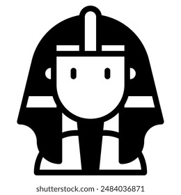 Pharaoh icon for web, app, infographic, etc