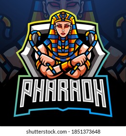 Pharaoh Mascot. Esport Logo Design