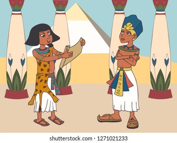 167 Pharaoh ruler cartoon Images, Stock Photos & Vectors | Shutterstock