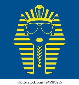 Pharaoh in sunglasses