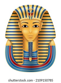 pharaoh symbol of ancient egypt vector illustration isolated on white background