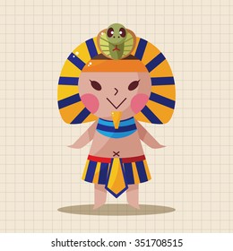 pharaoh theme elements vector,eps