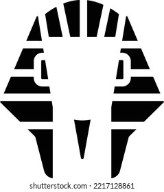 pharaoh  Vector illustration on a transparent background. Premium quality symbols. Glyphs vector icons for concept and graphic design. 
