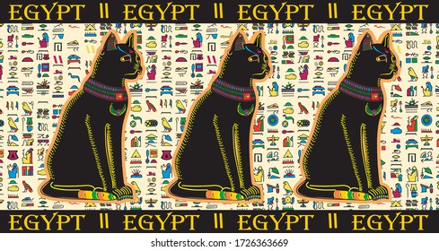 Pharaonic cat in ancient Egypt