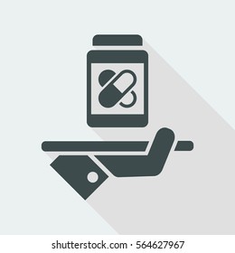 Pharma services - Vector web icon