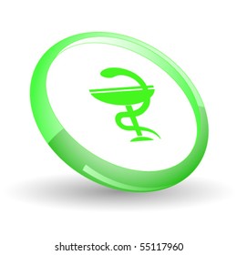 Pharma symbol. Vector icon.