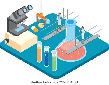Pharmaceutical company research image illustration