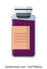 pharmaceutical container medicine icon isolated