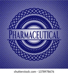 Pharmaceutical denim background