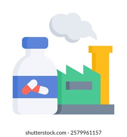 Pharmaceutical Icon Element For Design