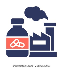 Pharmaceutical Icon Element For Design