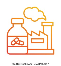 Pharmaceutical Icon Element For Design