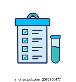 Pharmaceutical industry medical hospital building icon illustration