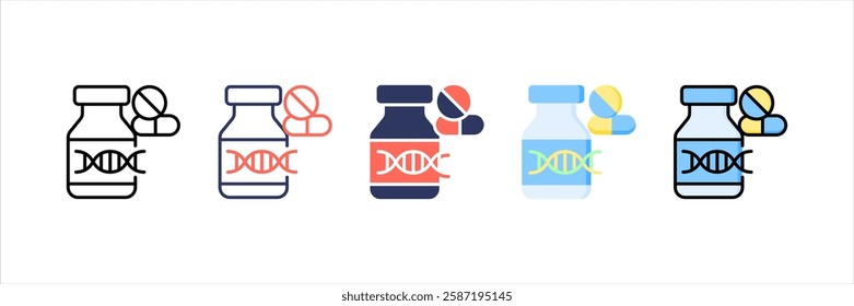 Pharmaceutical Multi style Icon Set