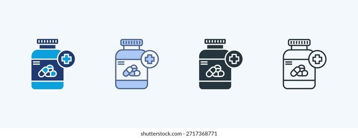 Pharmaceutical Multiple Style Icon Collection