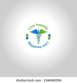 Pharmaceutical pharmacy logo design template for company logos and your business promotion