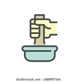Pharmaceutical production and manufacturing vector icon set design, editable stroke.