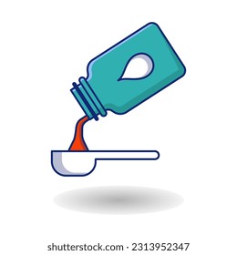Pharmaceutical syrups icon vector on trendy design