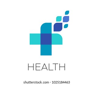 Pharmaceutical Technology, Biotechnology, Healthcare And Medical Concept Logo, Symbol