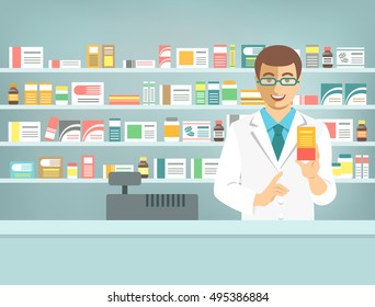 Pharmacy-cartoon Images, Stock Photos & Vectors | Shutterstock