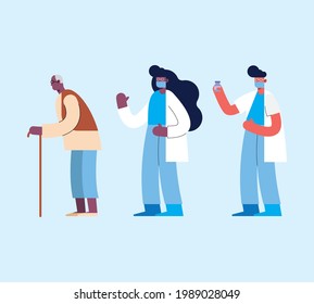 pharmacists and grandfather persons characters