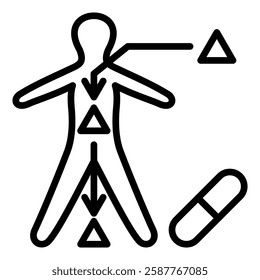 Pharmacodynamics Icon Element For Design