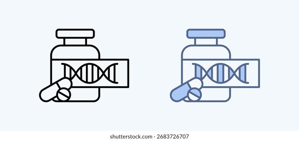 Pharmacogenomics Multiple Style Icon Collection