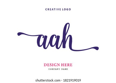 pharmacy AAH letter logo is simple, easy to understand and authoritative