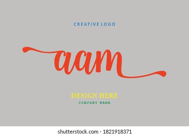 pharmacy AAM letter logo is simple, easy to understand and authoritative