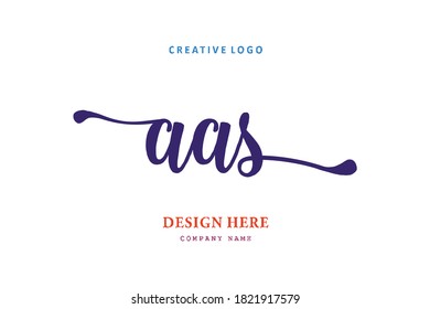 pharmacy AAS letter logo is simple, easy to understand and authoritative
