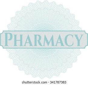 Pharmacy abstract rosette