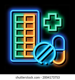 Farmacia Biohackeo vector de signos de neón. Icono brillante. ilustración de símbolo transparente