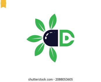 Pharmacy C logo Symbol. Pharmacy CD Icon Black Blue color. Creative Medical C Logo Vector. Medicine Illustrations
