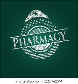  Pharmacy chalkboard emblem