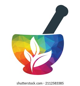 Pharmacy Concept Logo Design. Organic Medicine compony logo. 