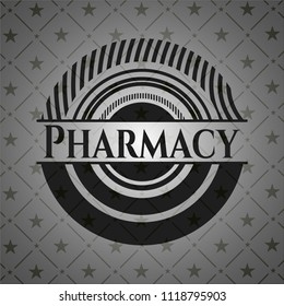 Pharmacy dark emblem
