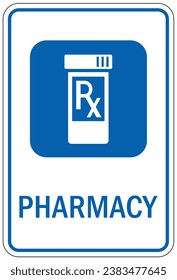 Pharma-Türschild-Identifizierungsort