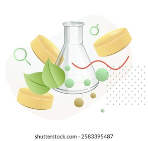 Pharmacy Drug Formulation - Stock Illustration as EPS 10 File