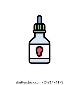 Pharmacy Ear Dropper Icon Vector Illustration