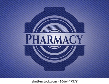 Emblema de la farmacia de alta calidad. Ilustración vectorial. Detallado.