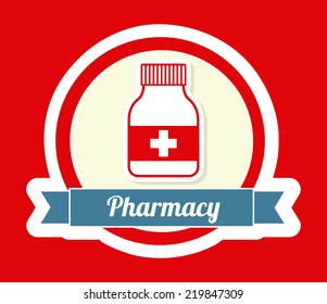 pharmacy graphic design , vector illustration