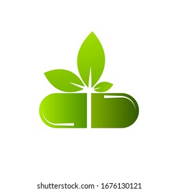 pharmacy herbal icon vector illustration design template
