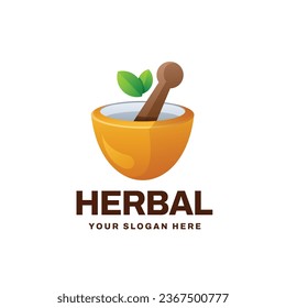 Pharmacy Herbal Logo Vector Icon Illustration